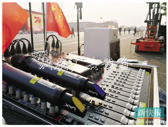 今年國慶閱兵儀式上音分類垃圾亭響保障團(tuán)隊來自廣州番禺